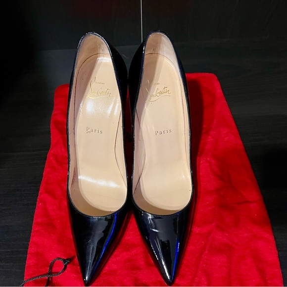 Authentic Christian Louboutin So Kate 120 Patent Leather Pumps - Picture 7 of 15